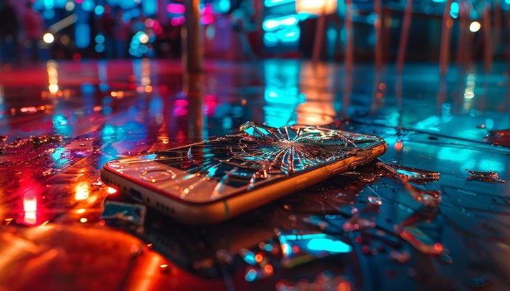 Pengguna menikmati platform hiburan mobile pada perangkat smartphone di kota besar Indonesia