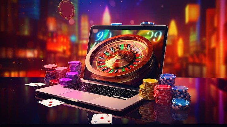 Ilustrasi platform lagu777 dengan berbagai fitur keamanan dan hiburan sports serta casino